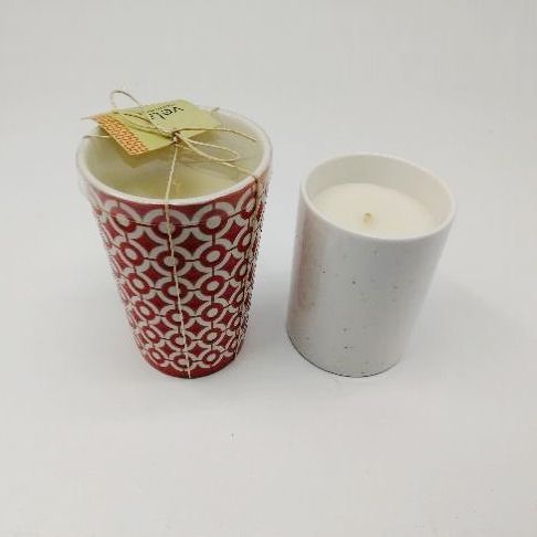 Ceramic candle